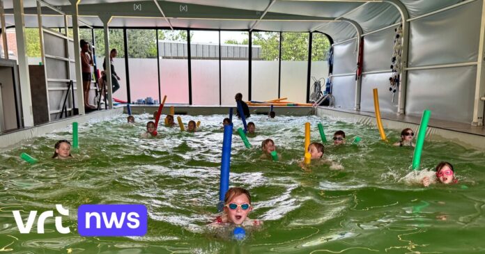 Mobiele zwemhal opent bij basisschool in Oelegem: