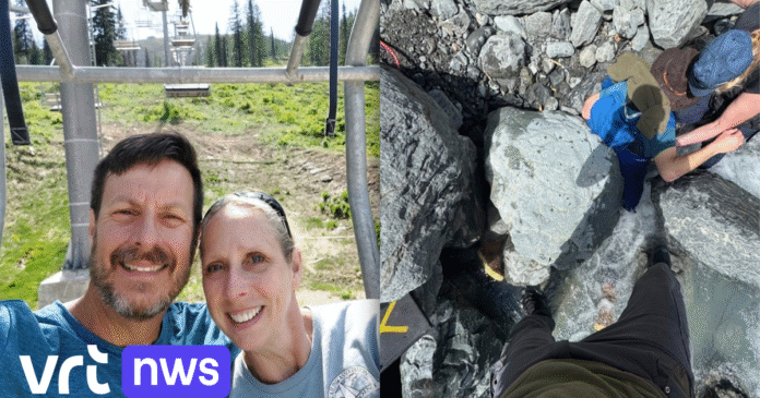 Man overleeft 3 uur onder 320 kilogram zware rots in ijskoud water na val op gletsjer in Alaska