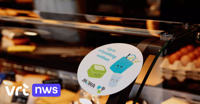 Afvalophaler Waasland lanceert stickers om herbruikbare
verpakkingen te promoten bij lokale handelaars