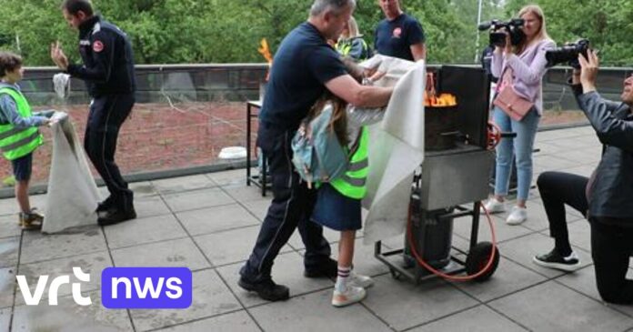 Van brandende frietketel doven tot vlotte evacuatie van bus: 500 Hasseltse leerlingen leren omgaan met noodsituaties
