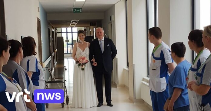Vrouw met kanker krijgt prachtige trouwdag dankzij verpleegkundigen AZ Turnhout: