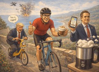 De melkopschuimer, de premier en de Poggio van het leven