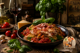 ROMIGE SPAGHETTI BOLOGNESE MET HAMSNIPPERS EN PANGRITATA