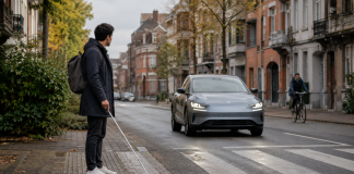 Stille elektrische wagens zijn niet altijd veilig voor voetgangers en fietsers