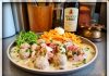 Vol-au-balletjes met beenham en frietjes